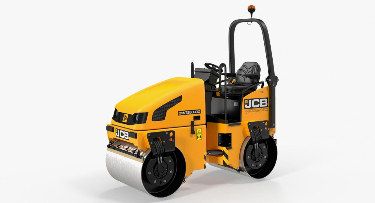 3D model Compact Tandem Vibratory Road Roller JCB