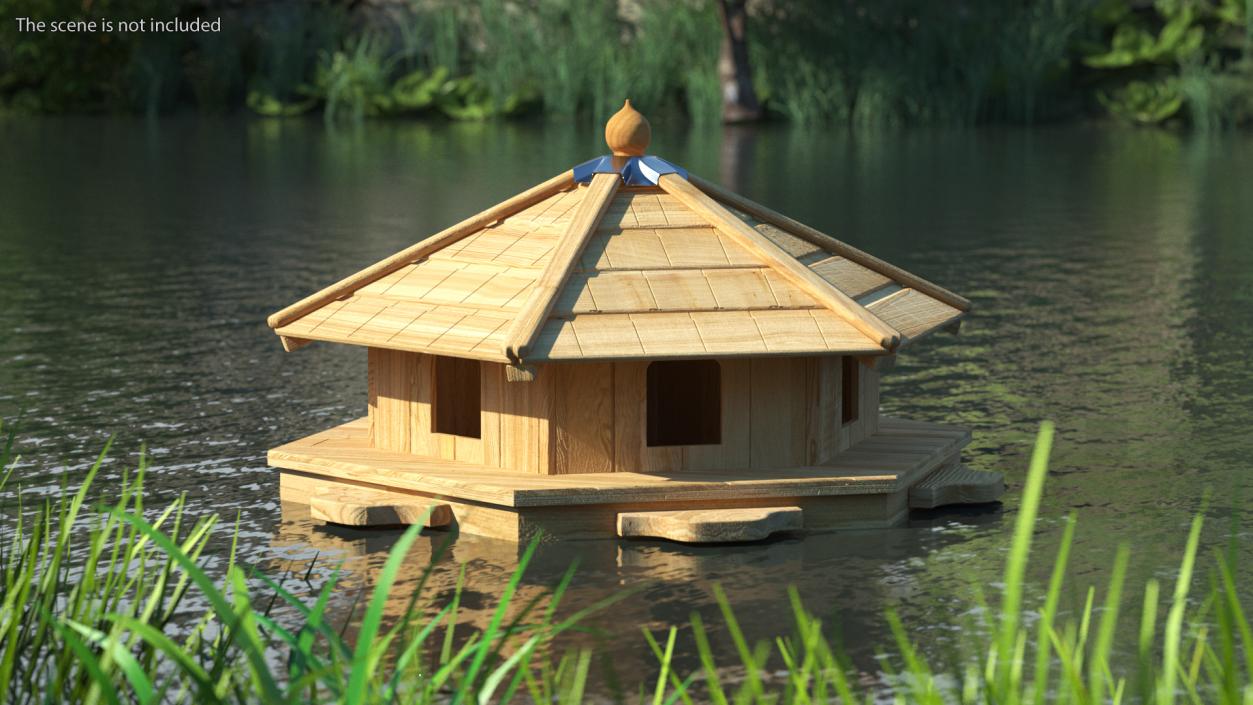 3D Floating Duck Houses Collection