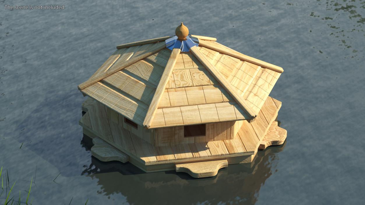 3D Floating Duck Houses Collection