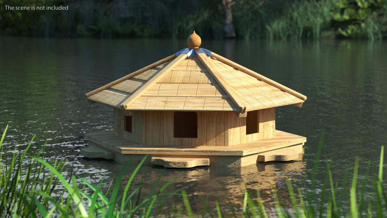 3D Floating Duck Houses Collection