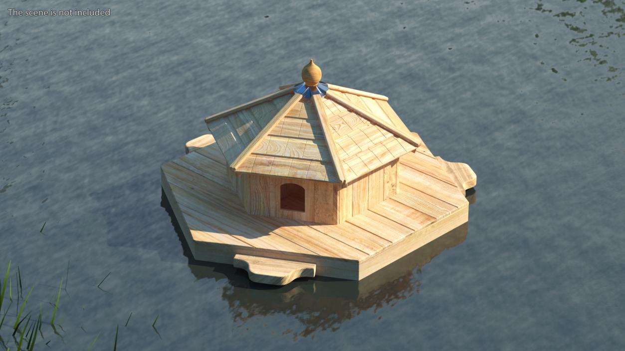 3D Floating Duck Houses Collection