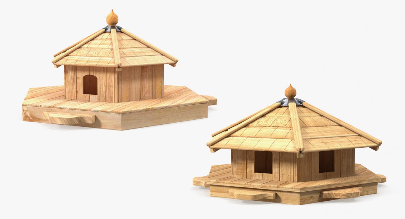 3D Floating Duck Houses Collection