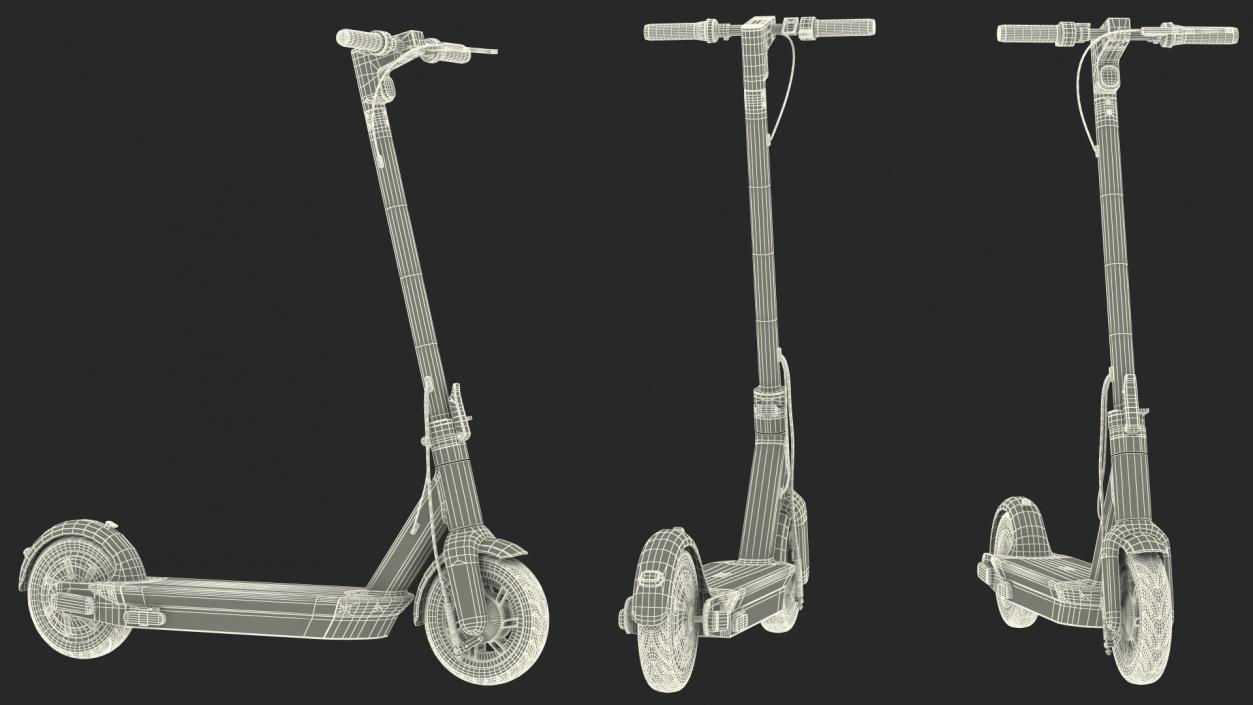 3D model Ninebot KickScooter MAX Rigged