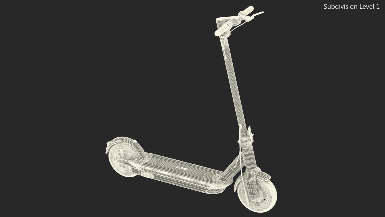 3D model Ninebot KickScooter MAX Rigged