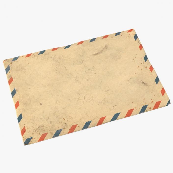 3D Old Paper Envelope model