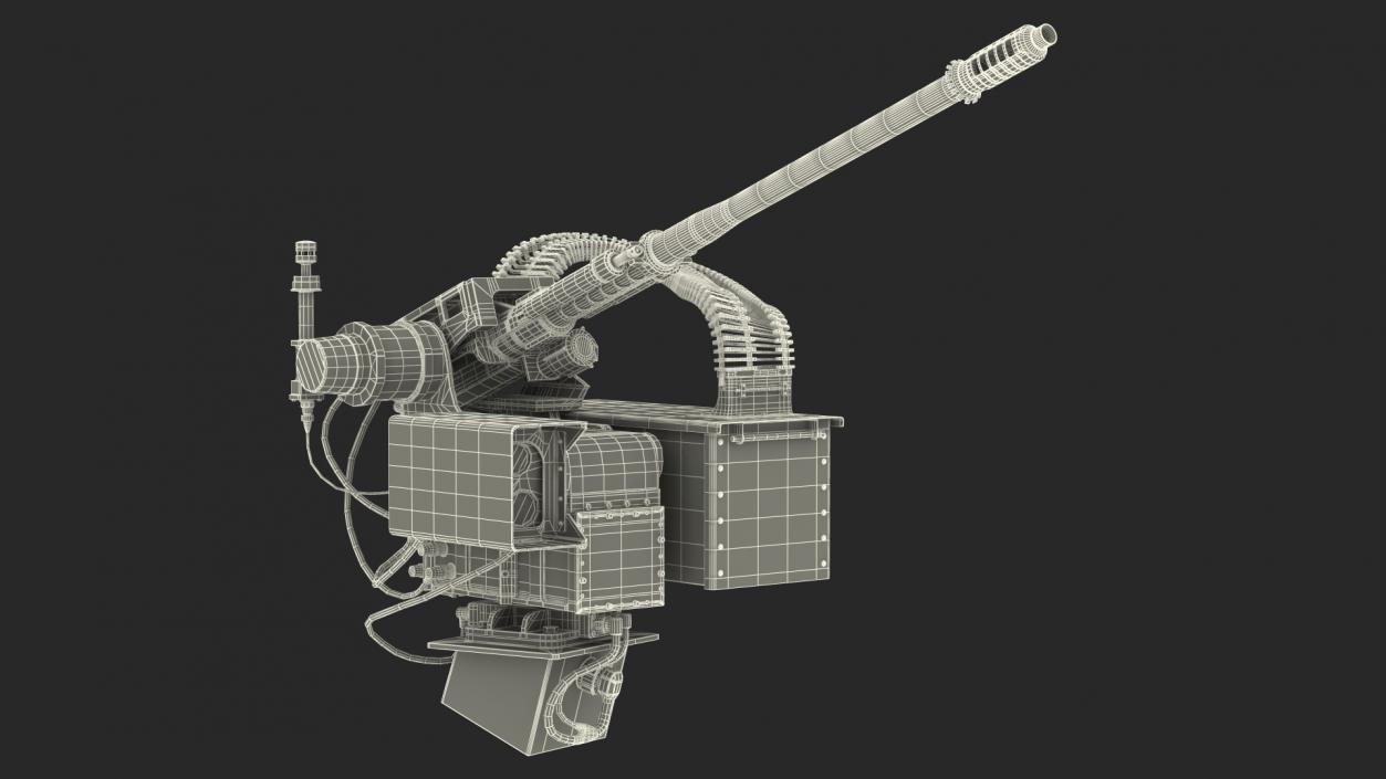 SRS 400 MK2 Electro Optic System Rigged 3D model