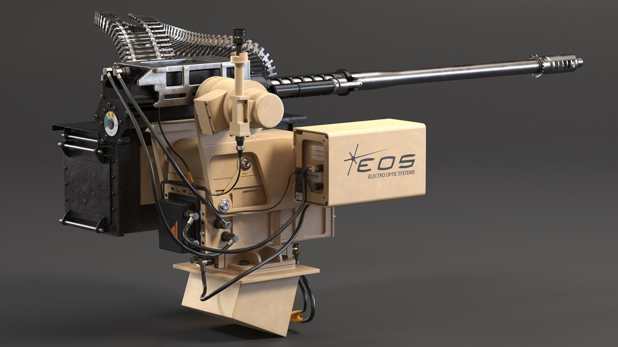 SRS 400 MK2 Electro Optic System Rigged 3D model