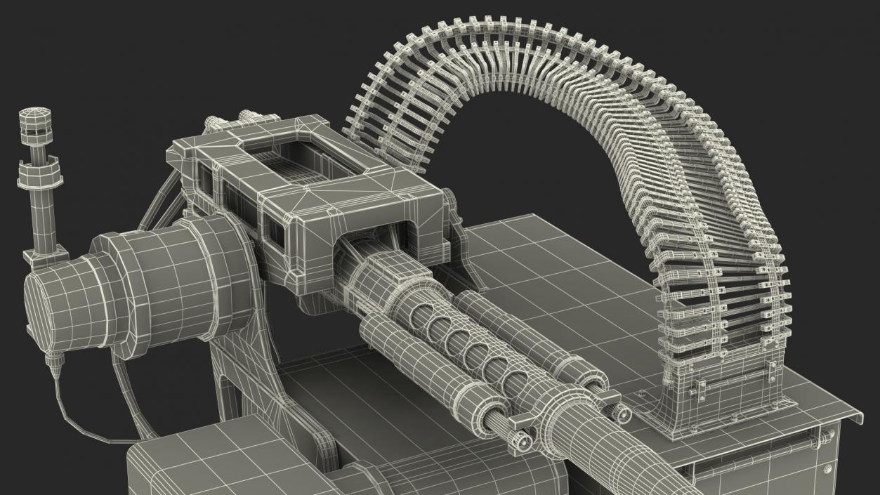 SRS 400 MK2 Electro Optic System Rigged 3D model