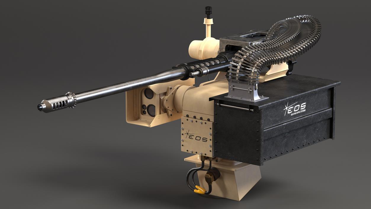 SRS 400 MK2 Electro Optic System Rigged 3D model