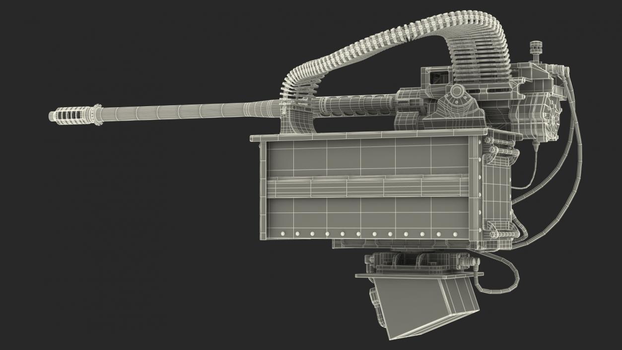 SRS 400 MK2 Electro Optic System Rigged 3D model