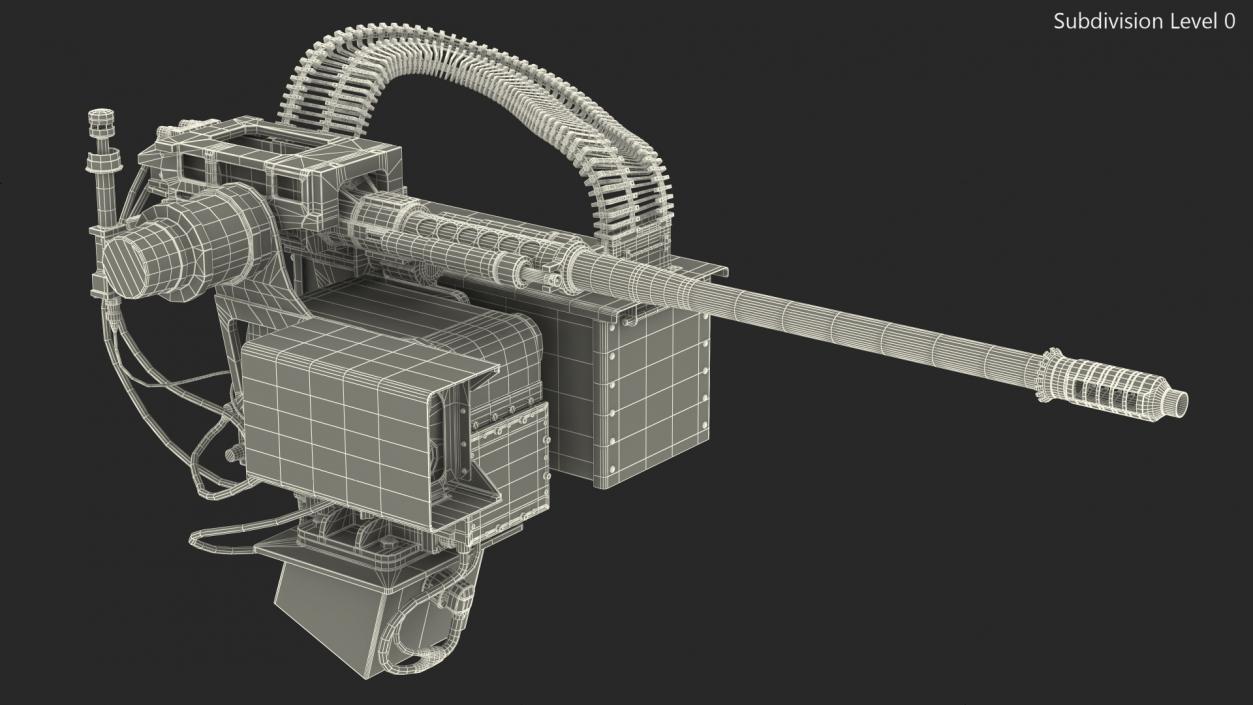 SRS 400 MK2 Electro Optic System Rigged 3D model