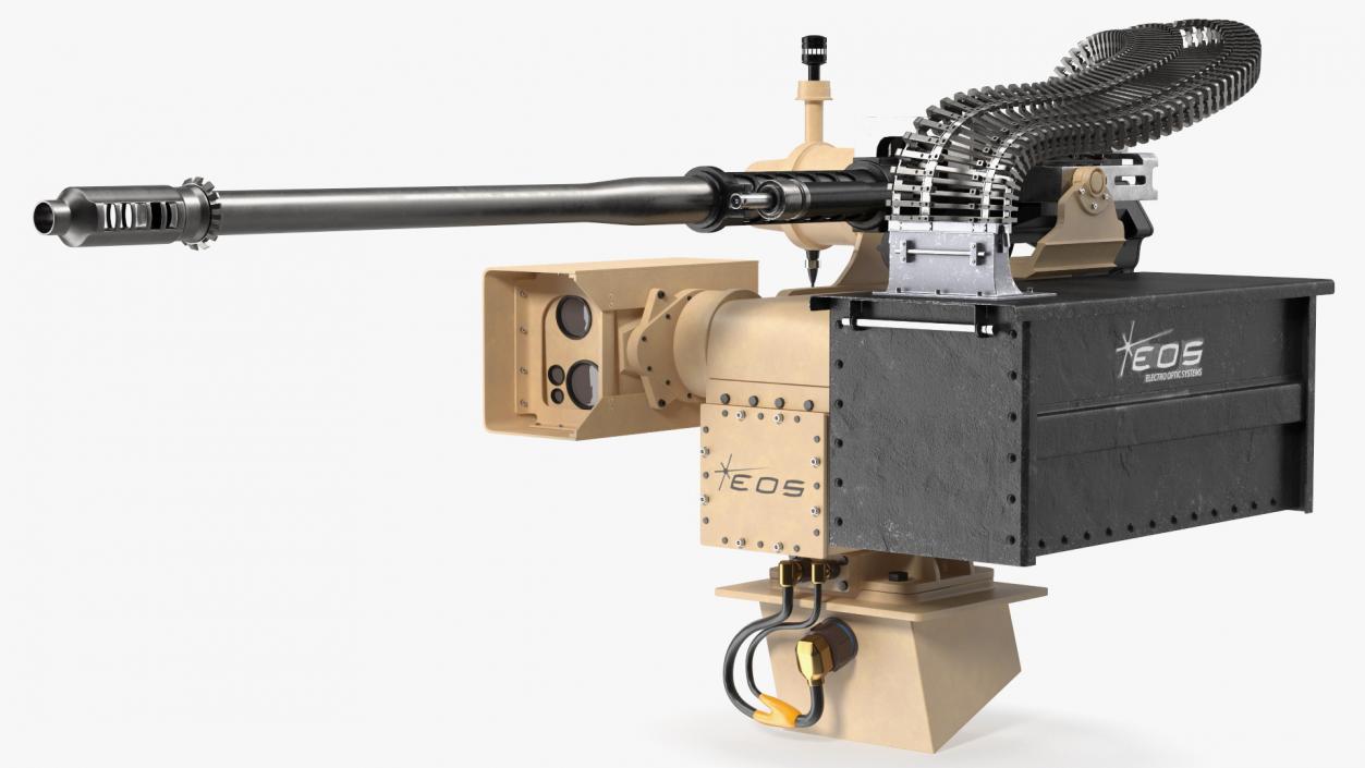 SRS 400 MK2 Electro Optic System Rigged 3D model