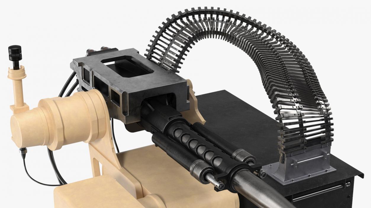 SRS 400 MK2 Electro Optic System Rigged 3D model