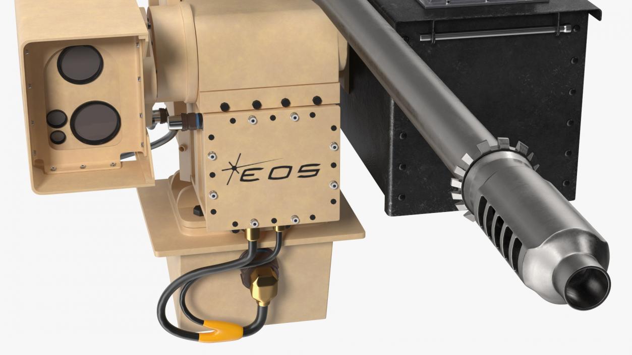 SRS 400 MK2 Electro Optic System Rigged 3D model