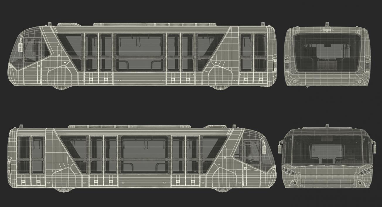 3D Airside Passenger Bus