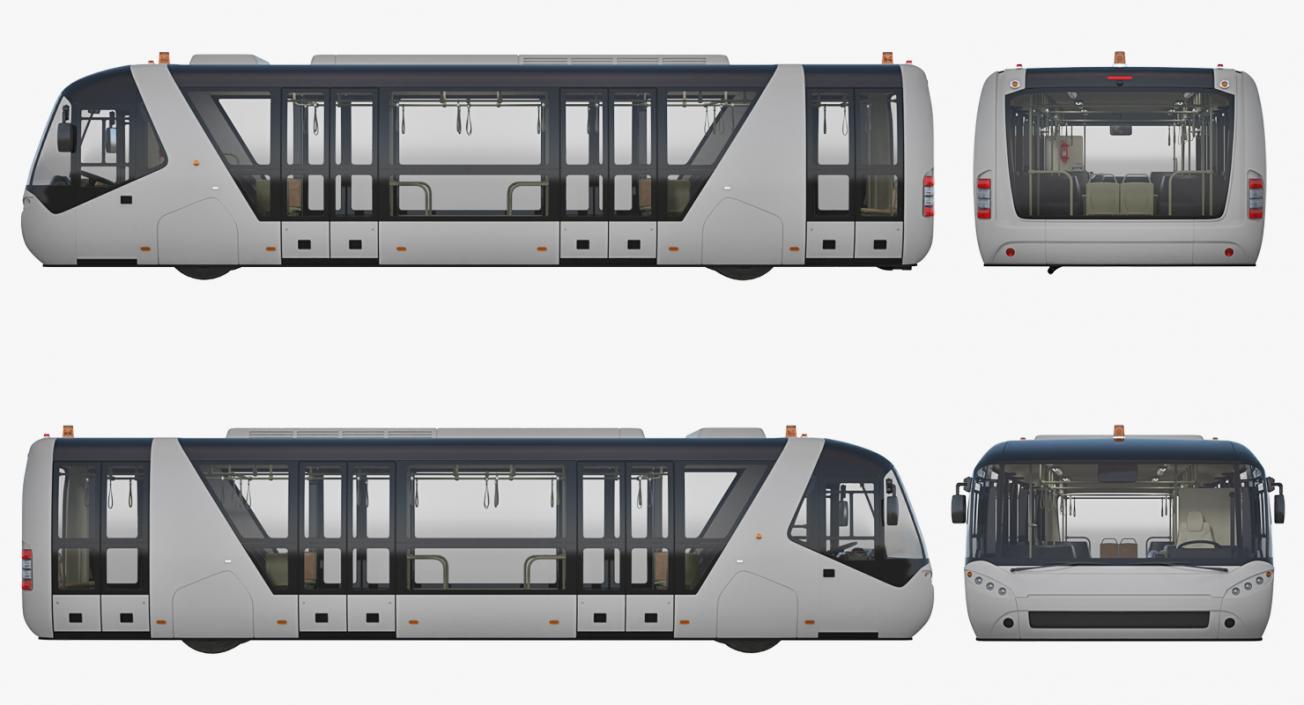 3D Airside Passenger Bus