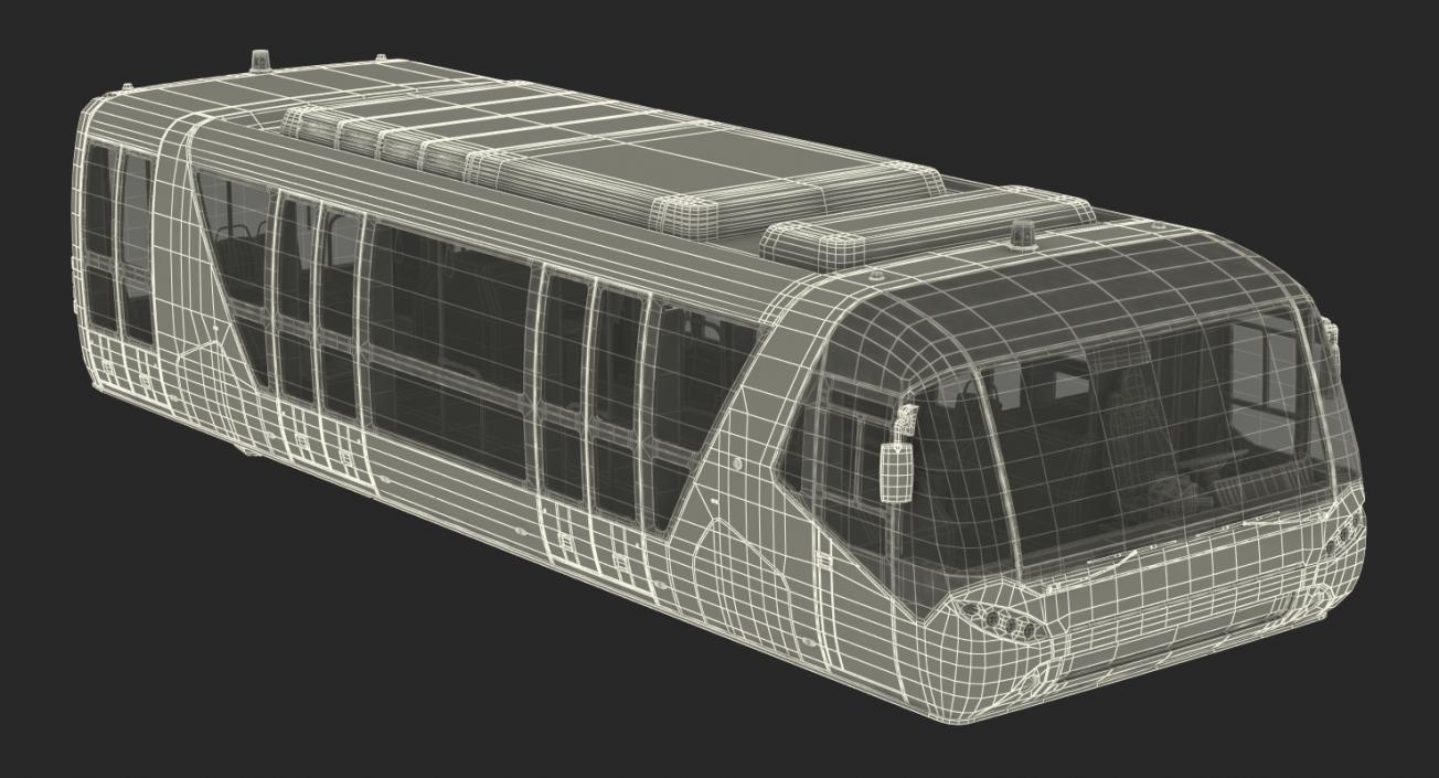 3D Airside Passenger Bus