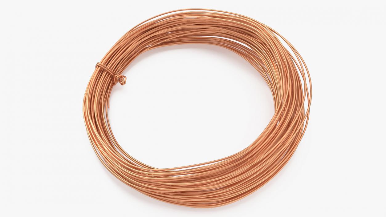 3D Cooper Wire Coil Half