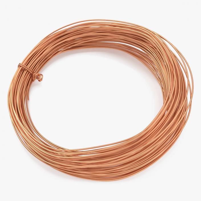 3D Cooper Wire Coil Half