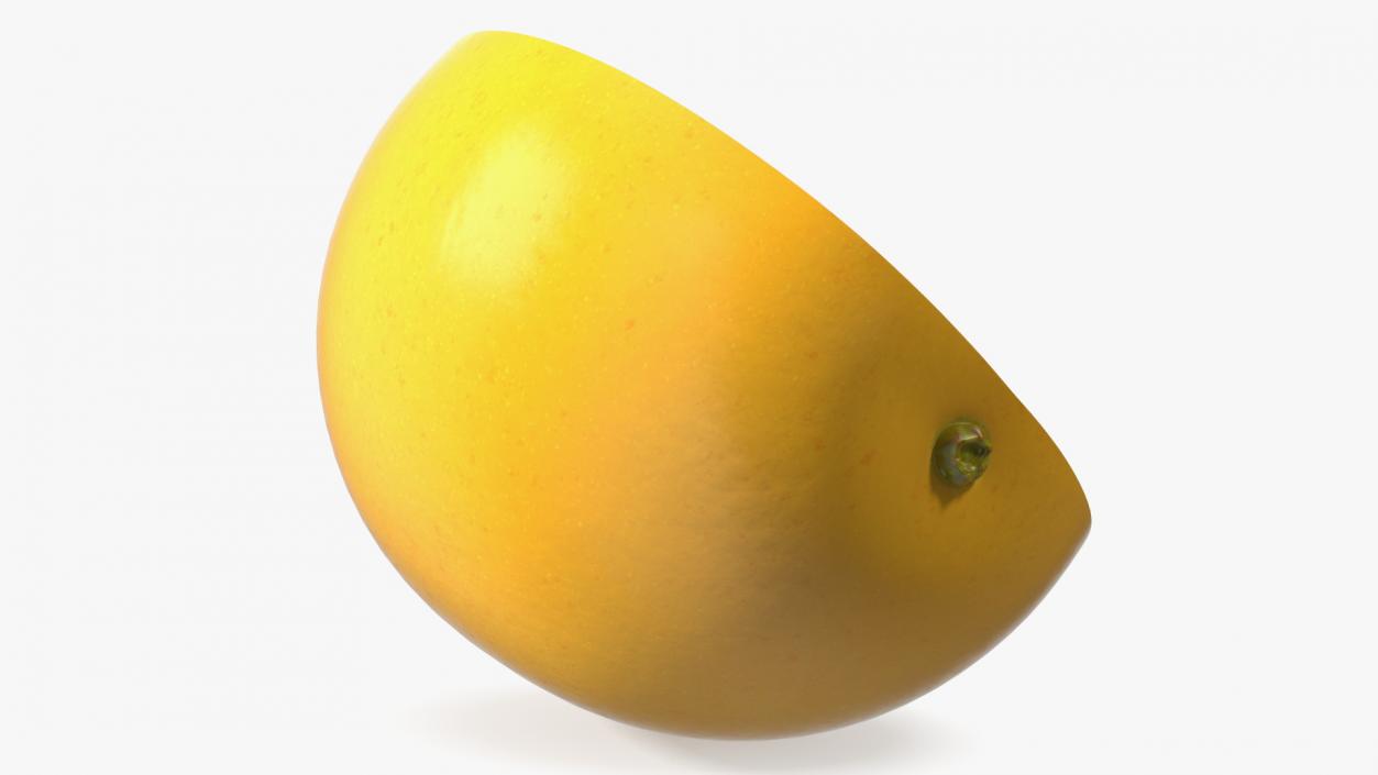 3D model Half of Mango Fuit Yellow