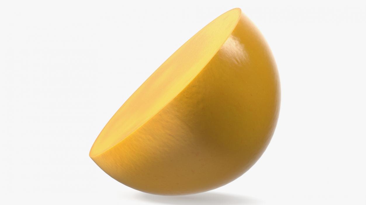 3D model Half of Mango Fuit Yellow