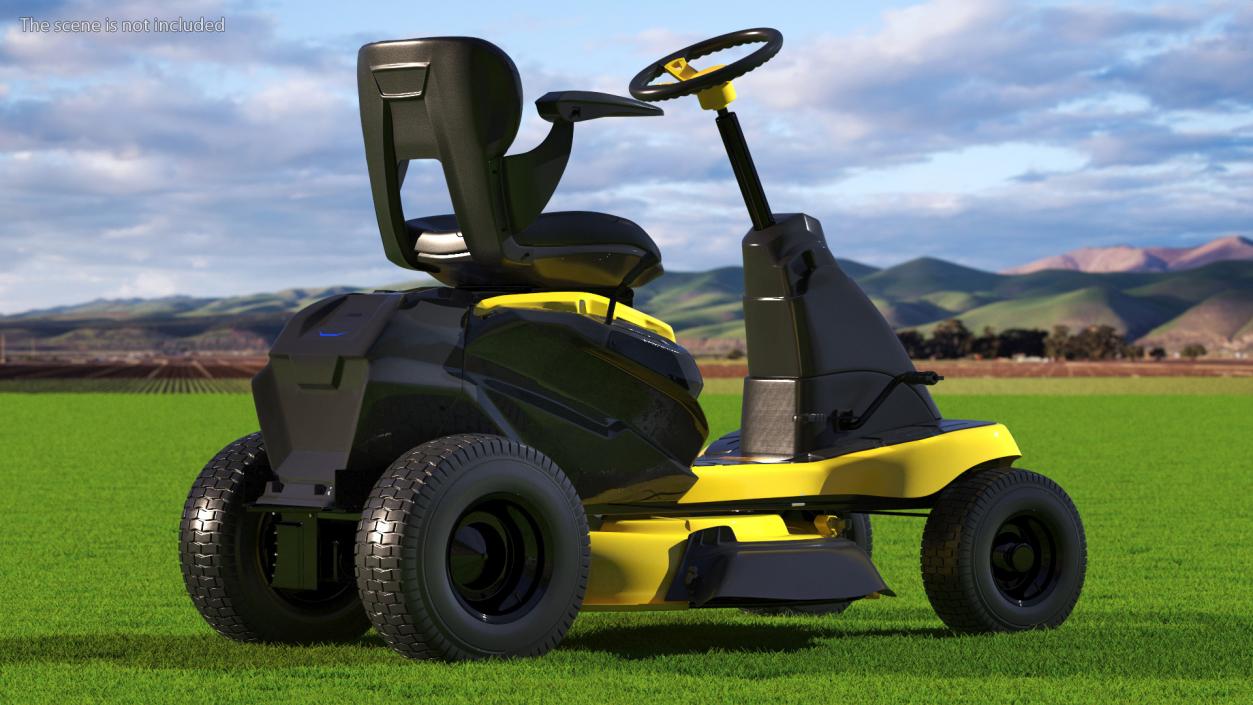 3D Electric Riding Lawn Mower