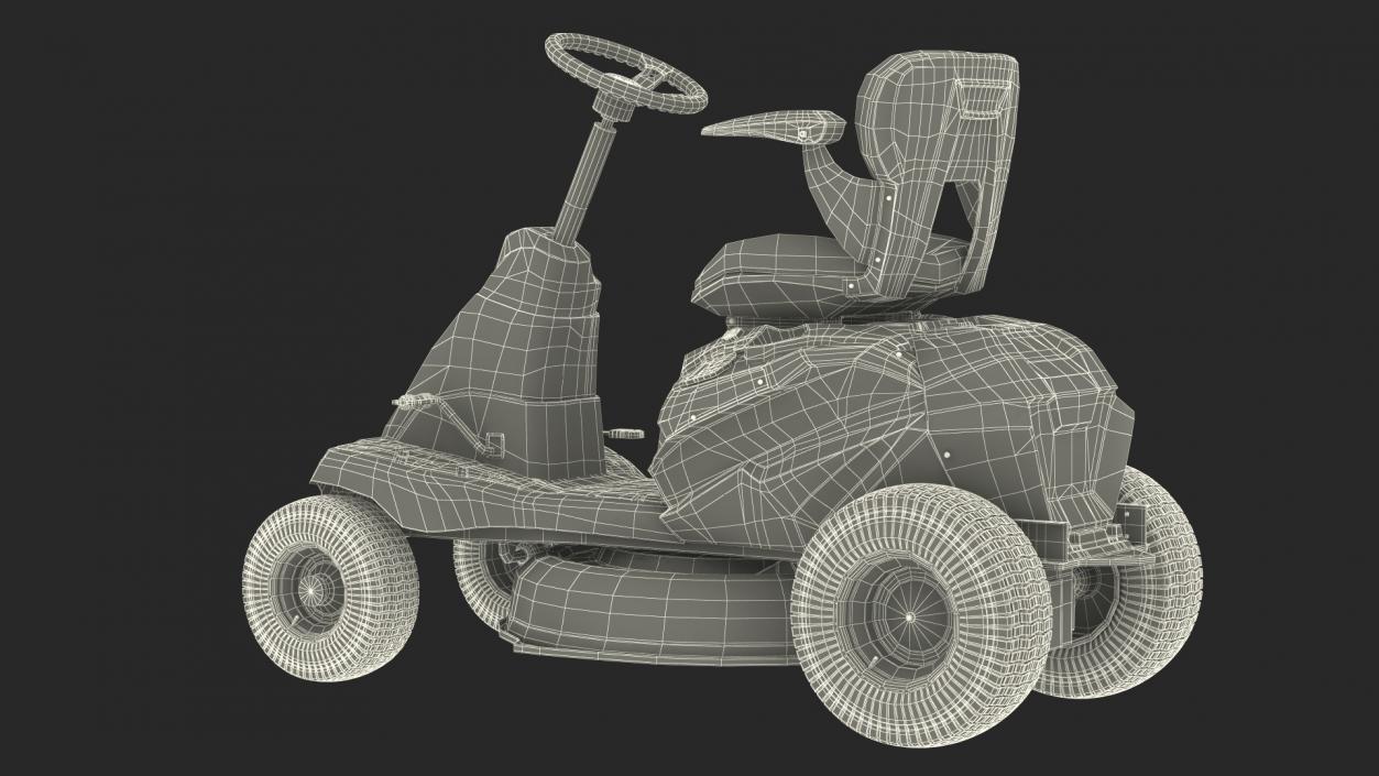 3D Electric Riding Lawn Mower