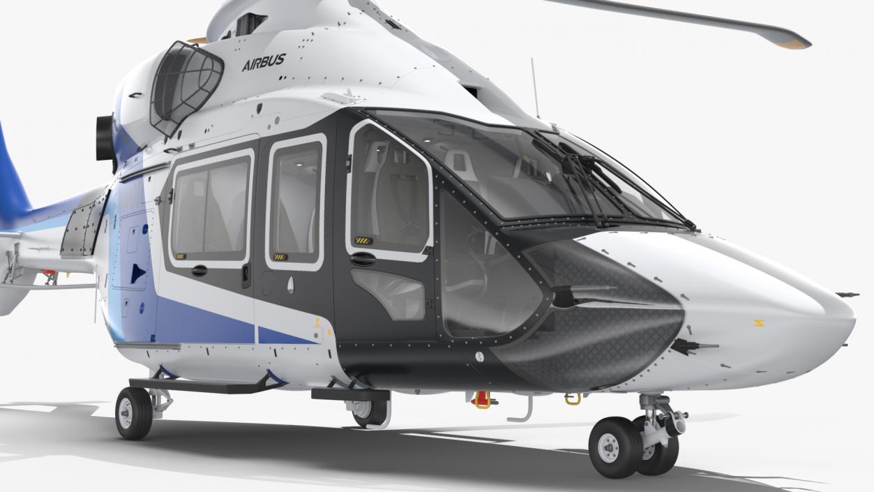 3D model Civil Helicopter Airbus H160 Rigged