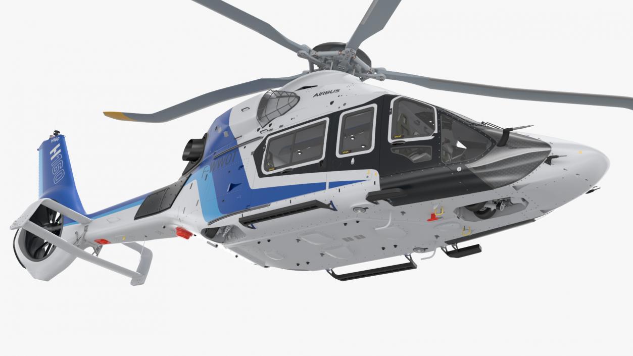 3D model Civil Helicopter Airbus H160 Rigged