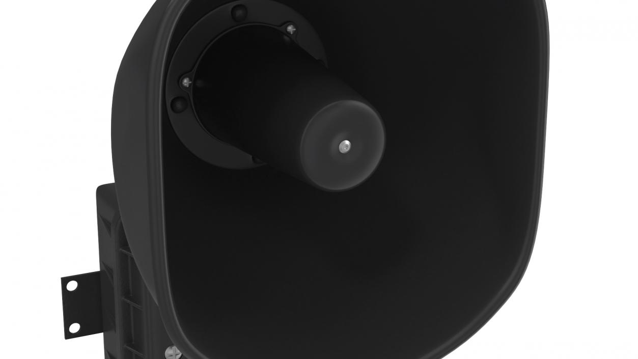 3D model Emergency Speaker System Black