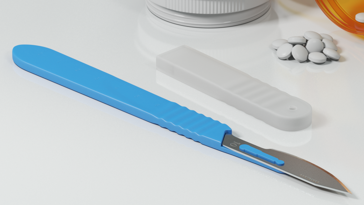 3D Scalpel with Cap