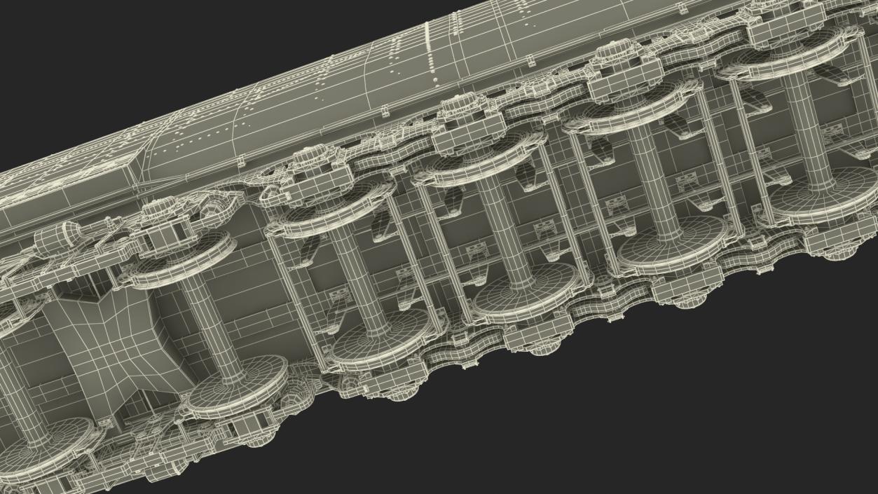 3D model Locomotive Big Boy with Trailed Tender 2