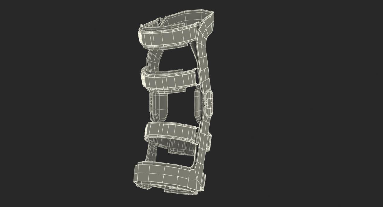 Knee Braces Collection 3D