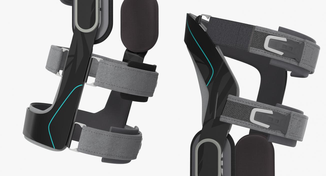 Knee Braces Collection 3D