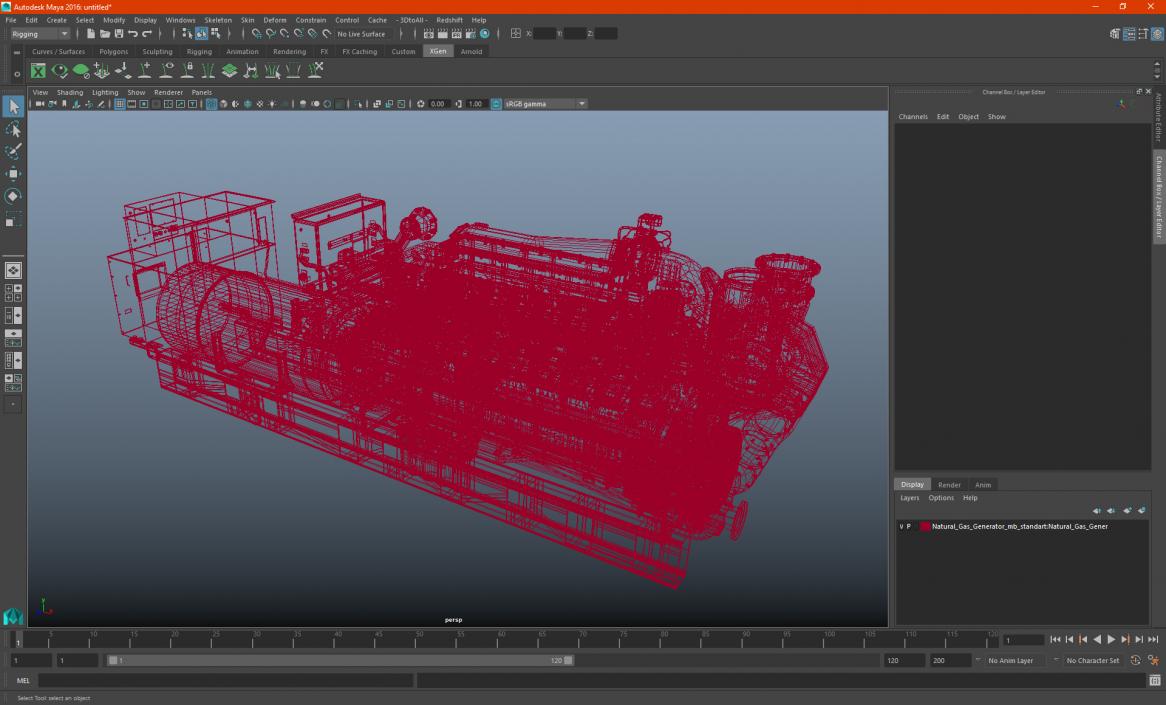 3D Natural Gas Generator