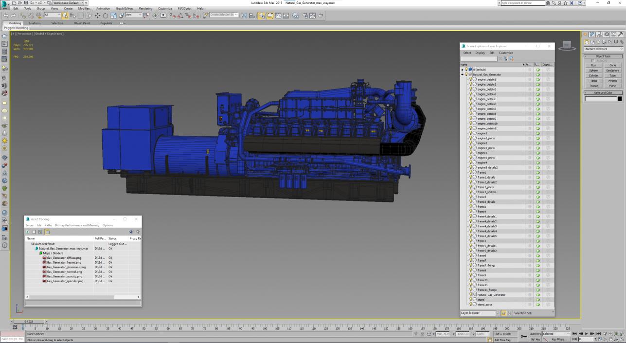 3D Natural Gas Generator