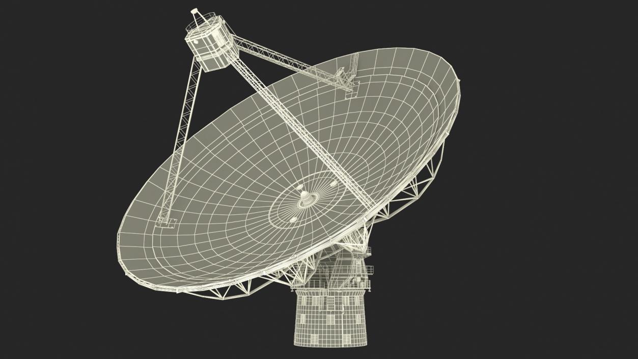 3D Radio Telescope Antenna model