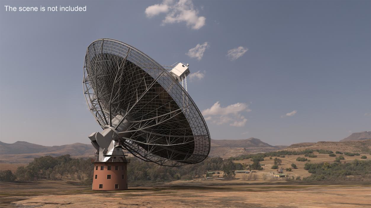 3D Radio Telescope Antenna model