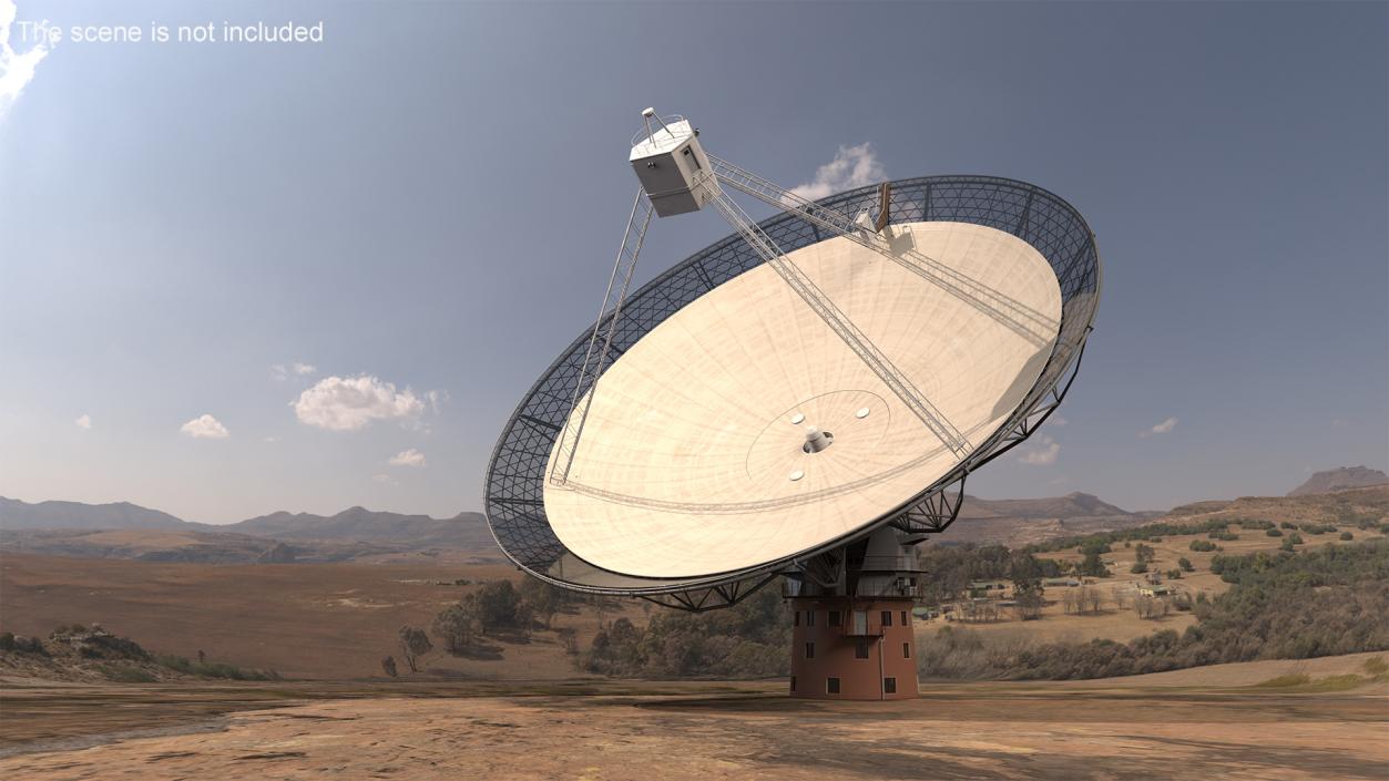 3D Radio Telescope Antenna model