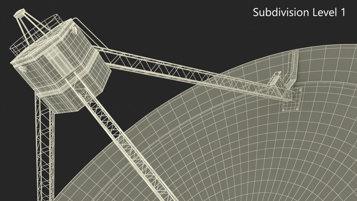 3D Radio Telescope Antenna model