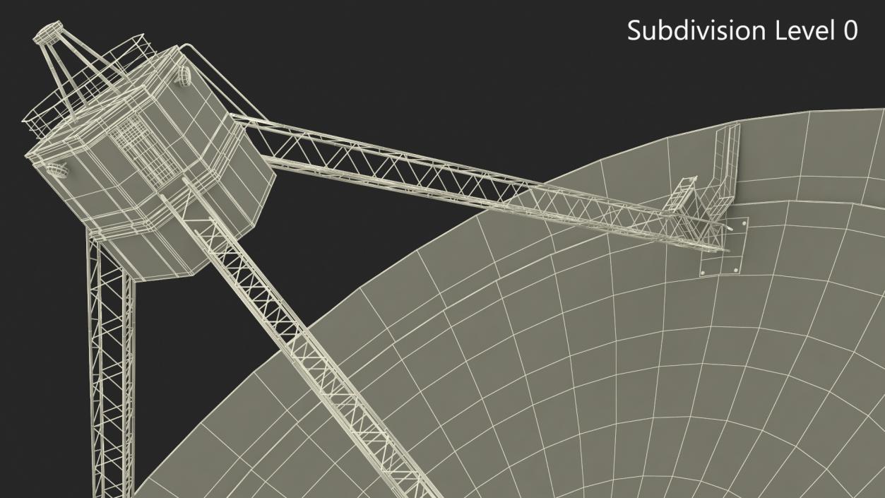 3D Radio Telescope Antenna model