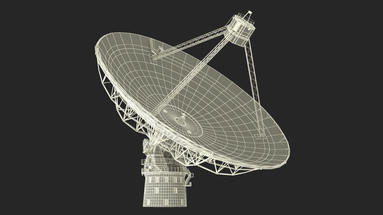 3D Radio Telescope Antenna model