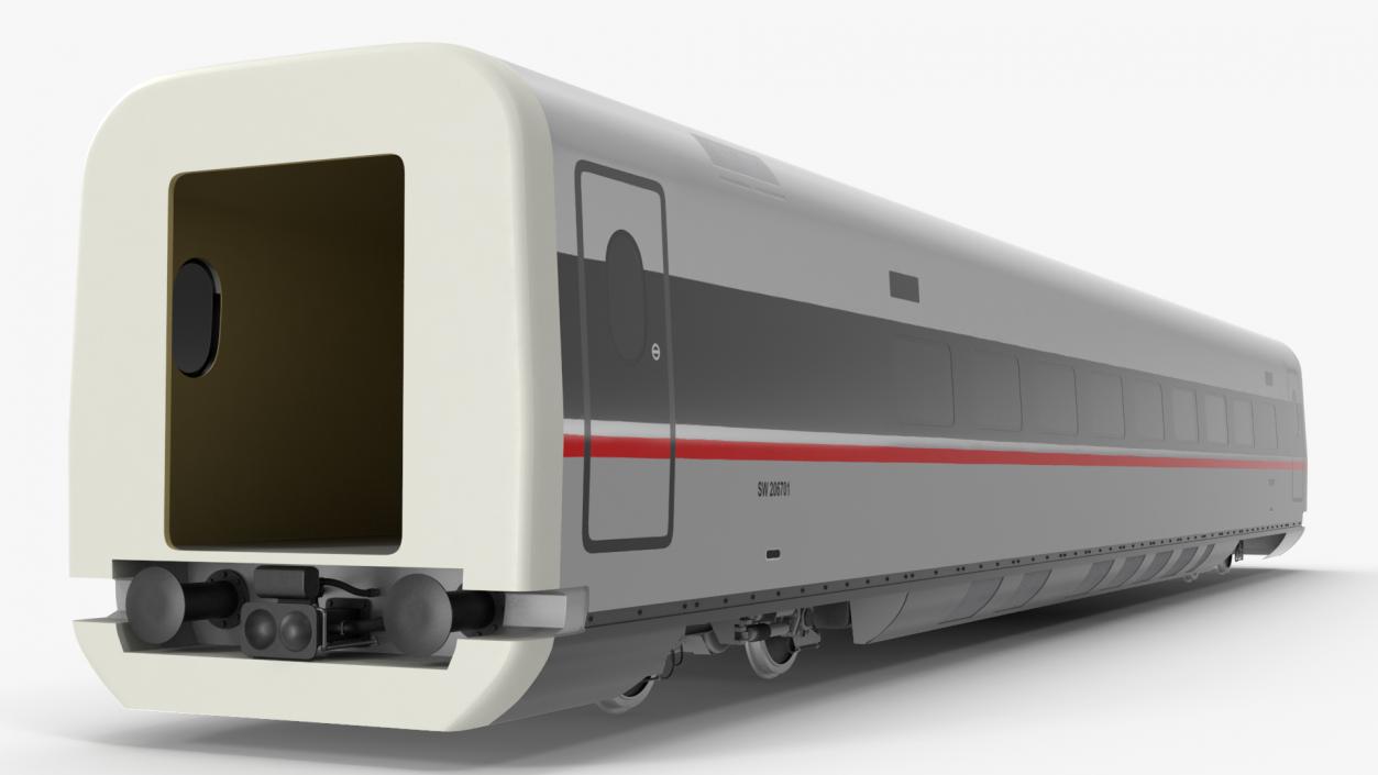 CR400 Fuxing Train Wagon 3D model