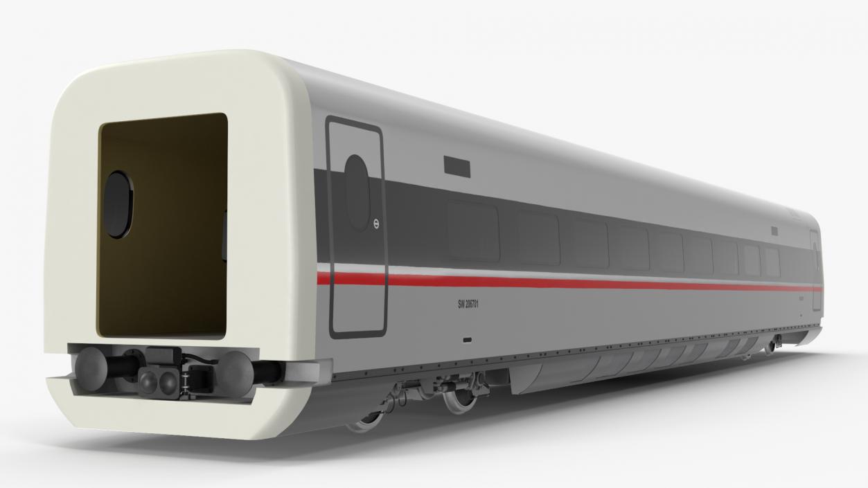 CR400 Fuxing Train Wagon 3D model