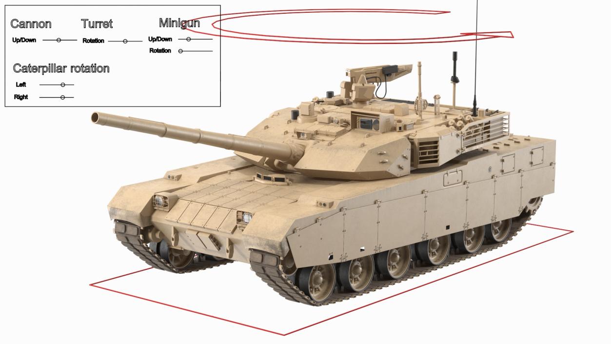 3D Norinco VT-4 Pakistan Tank Rigged model