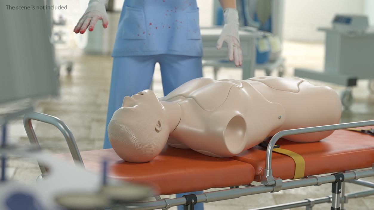 Resuscitation Manikin Torso 3D