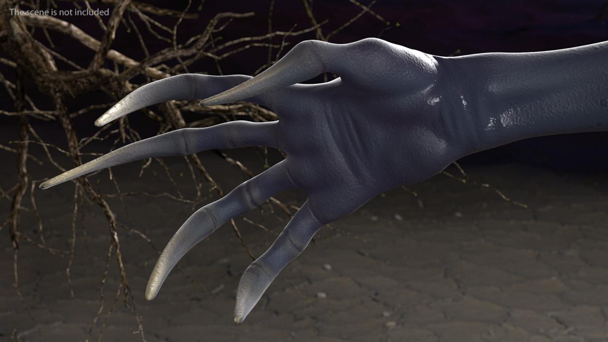 3D Scary Creature Rigged