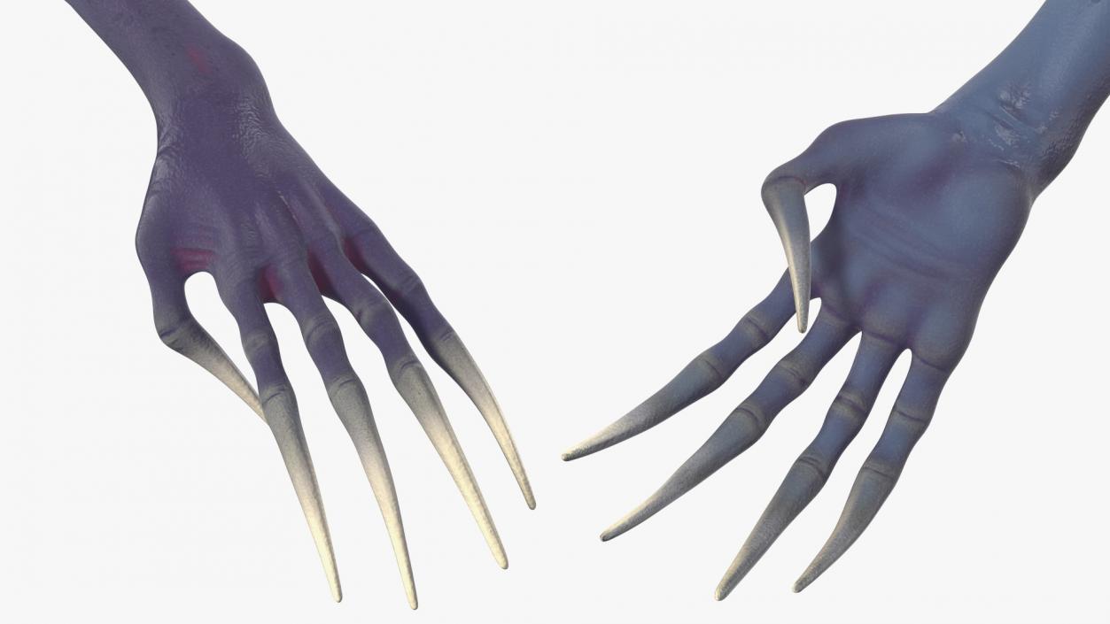 3D Scary Creature Rigged