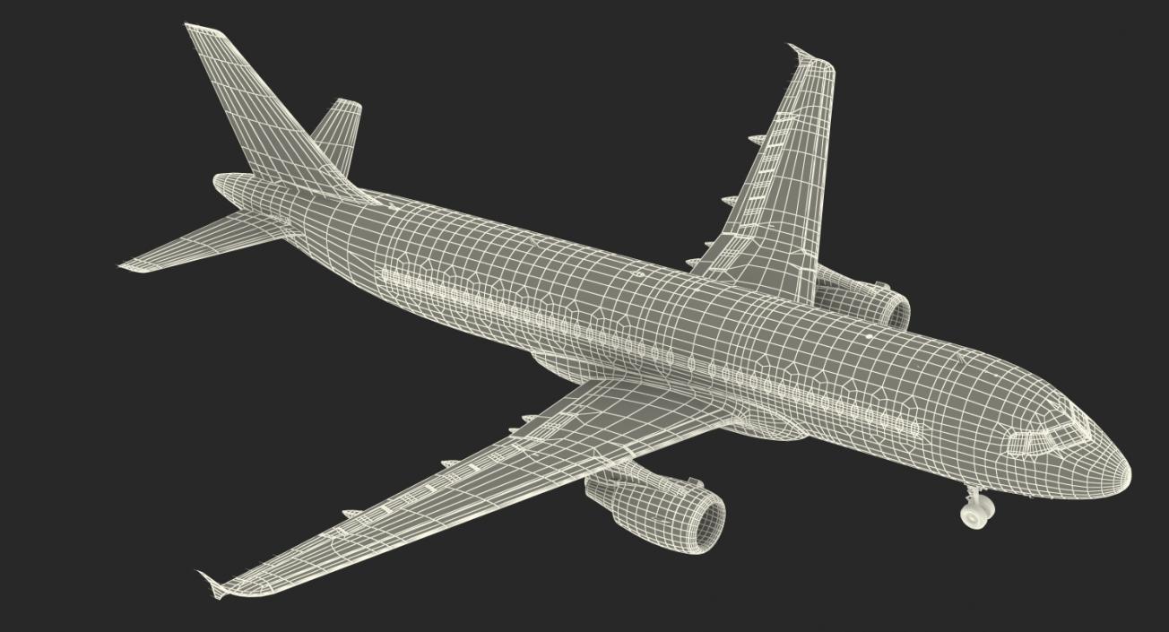 Airbus A320 EasyJet Airline Rigged 3D model