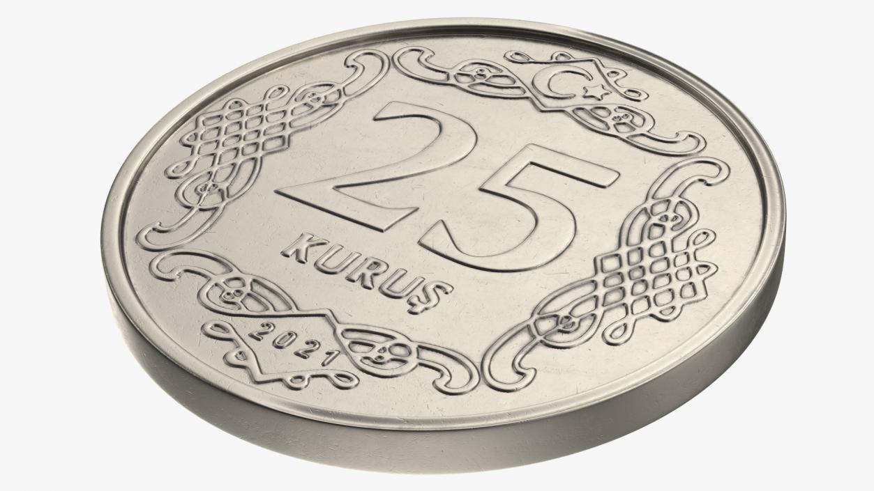 3D model Turkey Coins Collection 3